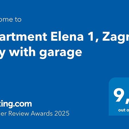 Apartment Elena 1, Zagreb City With Garage 외부 사진